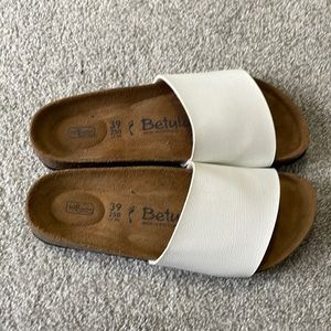 White women sandals, size 39, betas made in Portugal